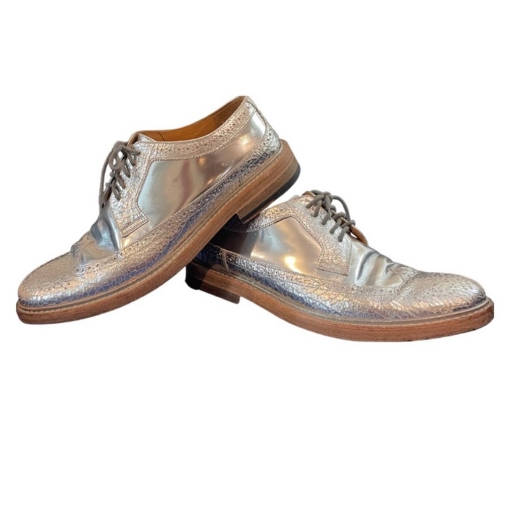 Marc Jacob silver oxfords 42
